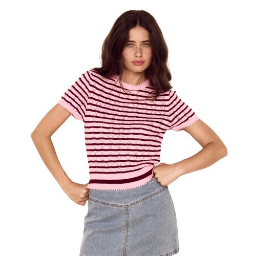 MINKPINK Calla Knit Tee